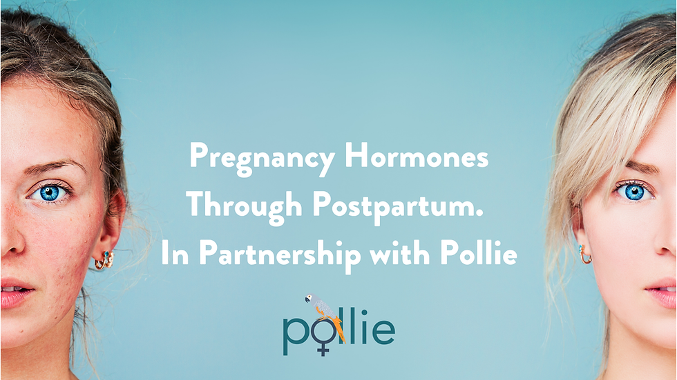 Pregnancy Hormones Through Postpartum. In partnership with Pollie
