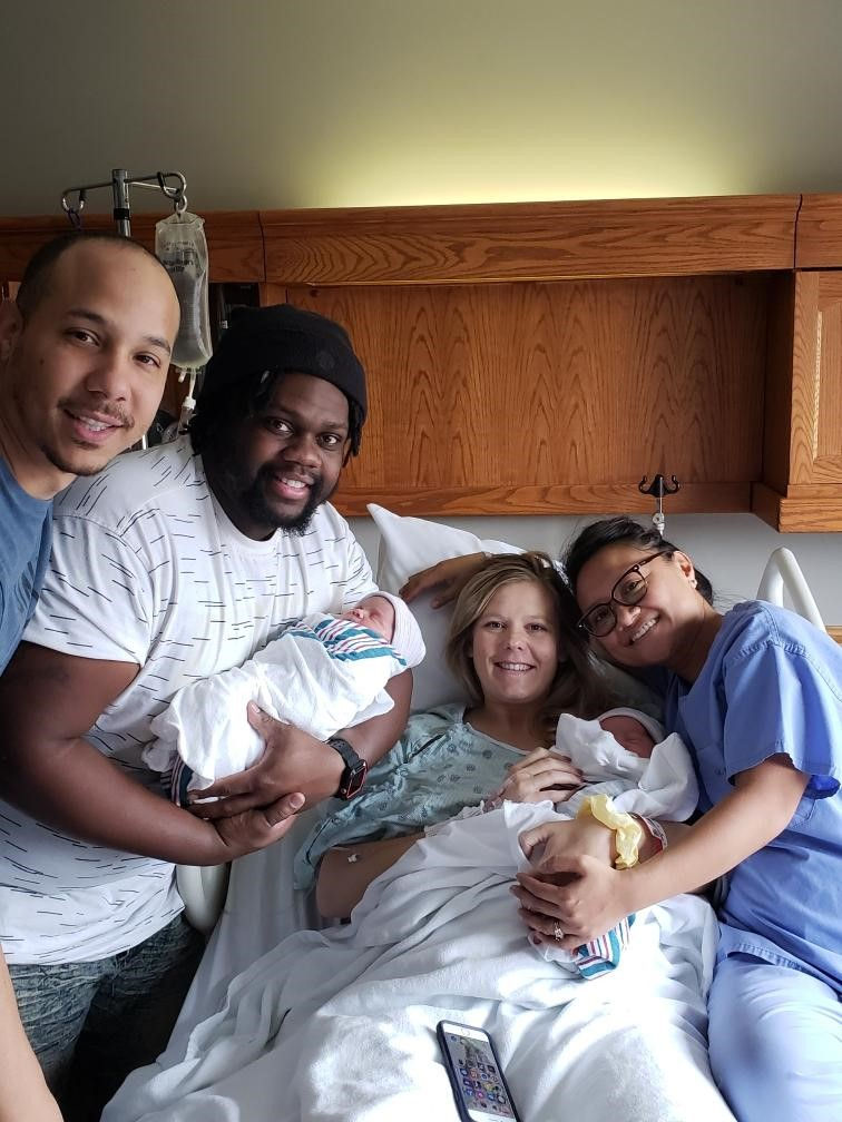 Family with surrogate in hospital